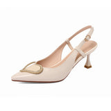 Nude Wide Fit Block Heels