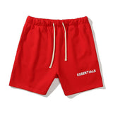 Fog Essentials Shorts Fashion Brand Fog Double Line Essentials High Street Sports Fifth Pants Men and Women Couple Fear Of God Shorts