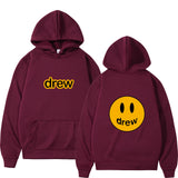 Drippy Hoodies Smiley Face Drew Biber Same Style Sweatershirt