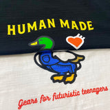 Human Made T-Shirt Slub Cotton Short Sleeve Loose Couple T-shirt