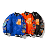 All Star Varsity Jacket Spring and Autumn Embroidered Baseball Uniform