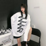 We11done Hoodie Letter round Neck Loose Men's and Women's Sweater