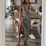 Women Dress Summer Loose Printed Skirt Dress