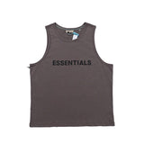 Fog Essentials Vest Fear Of God Essentials Letter Vest Men and Women Fog Couple T-shirt