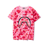 Bape T Shirt Short Sleeve Men and Women Loose-Fitting Casual T-shirt