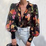 Women Bohemian Shirts Summer Women's Fashion Loose Lapels