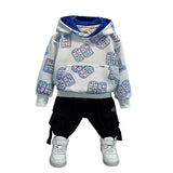 Toddler Boys Sweater Boys Hooded Sweatshirt Spring and Autumn Clothing