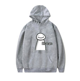 Dreamwastaken Men's Novelty Hoodies Dream Merch Shirt Cartoon Print Sweatshirt Casual Loose-Fitting Hoodie Outerwear Shirt