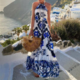Women Bohemian Dress Printed Spring Summer Women's Wear Sexy Dress