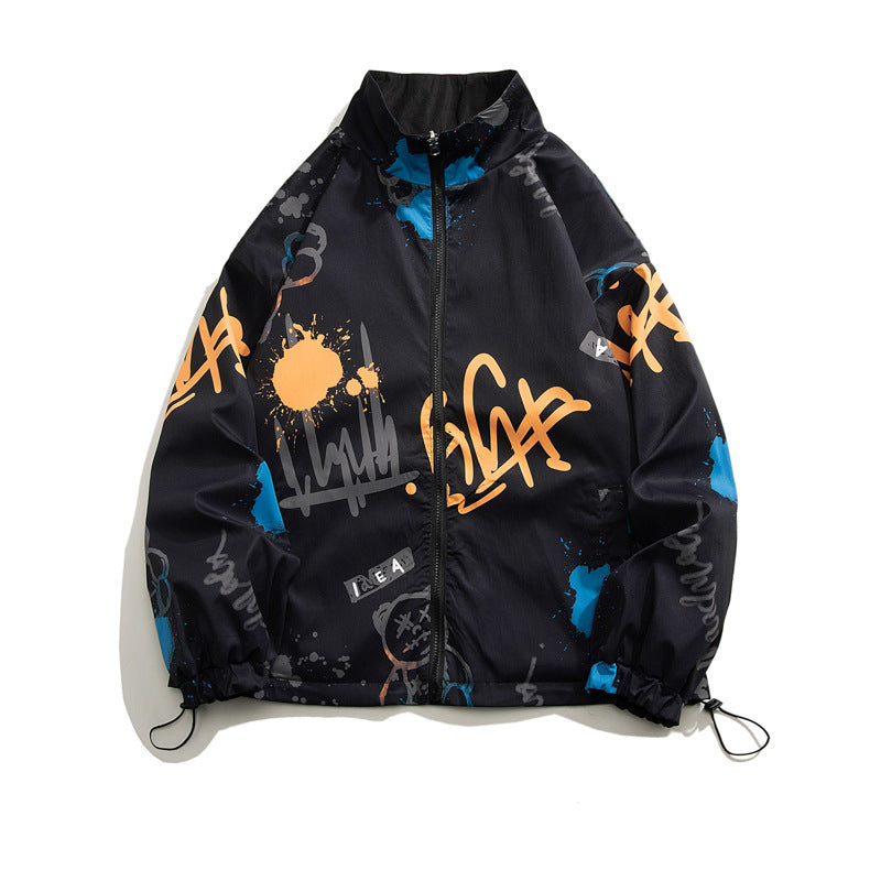 Varsity Jacket Stand Collar Jacket