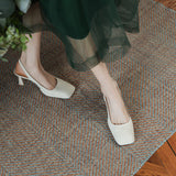 Nude Wide Fit Block Heels