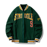 All Star Varsity Jacket Retro Alphabet Embroidered Baseball Uniform