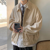 Corduroy Patch Jacket Men's Spring Loose Casual Top