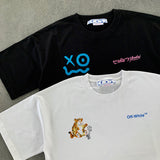 Off White T Shirts Tiger Year Zodiac Men's and Women's Same Limited T-shirt