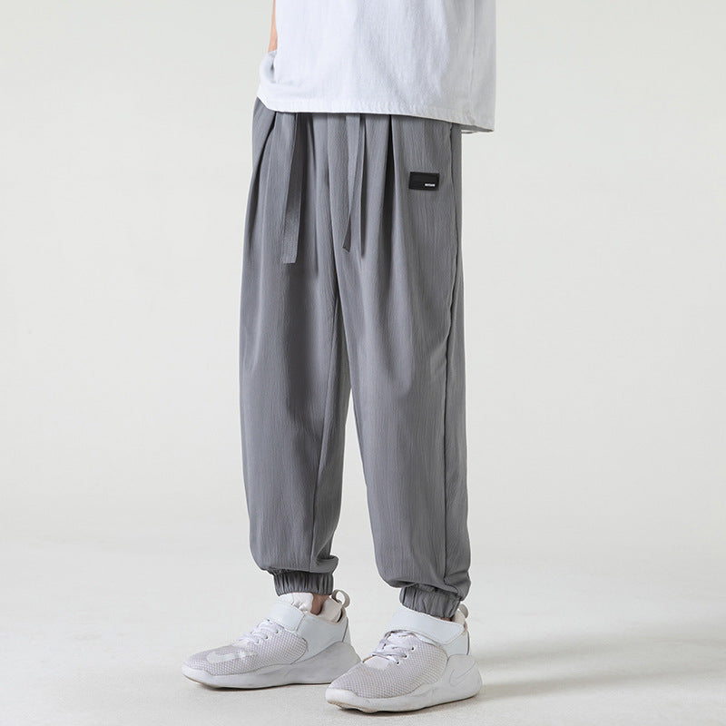 Men Sweatpants Fashion Brand Sports Pants Men's Summer Loose Trendy Casual