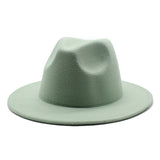 Walter White Fedora Fur Felt Hat Men and Women Autumn Winter Retro Fedora Hat