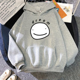 Dreamwastaken Men's Novelty Hoodies Dream Merch Shirt Printed Casual Fashion Loose Hooded Sweater