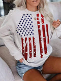 American Hoodies Printed Raglan Round Neck