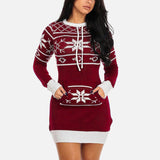 Sweater Dress Outfit With Tights 2 Piece Set Autumn and Winter Pocket Dress Sweater Female