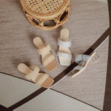 Nude Block Heel Sandals