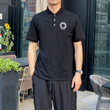 CHH Chrome Heart T Shirt Spring/Summer Casual Short Sleeve Polo T Shirt for Men and Women