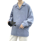 Men's Shirts Solid Color Shirt Cardigan