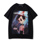 Charlie Luciano T Shirt Pinocchio Pattern Loose