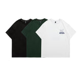 Men T Shirt Summer Casual Tops Men's Clothes Summer Wear Vintage Men's round Neck Short Sleeve Casual Cartoon Printed T-shirt