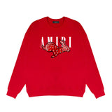 Amiri Sweatshirt Amiri Crew Sweatshirts Crew Neck Sweater