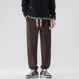 Men Sweatpants Men's Autumn and Winter Loose Track Sweatpants