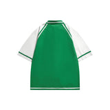Man Summer T Shirt Stitching Contrast Color