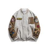 Letterman Jacket Outfit Senior Jackets Varsity Baseball Coat Spring and Autumn Ball Uniform