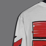 Off White Sweatshirts Long Sleeve round Neck Neck Sweater Autumn and Winter Red Arrow round Neck Long Sleeve Men and Women