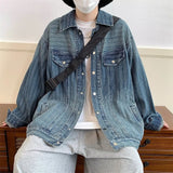 Denim Shirts Denim Jacket Men's Spring and Autumn Loose