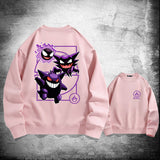 Men and Women Pokemon Pikachu Hoodie Pokémon round Neck Sweater