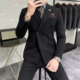 Double Brewed Seersucker Suit Men's Casual Esmoquin