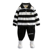 Toddler Boys Sweater Boys Spring Clothing Polo Shirt Suit