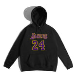In Memory of Kobe Hoodie Kobe Warm with Velvet Men's Sweater