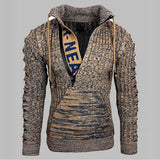 John Dutton Jacket Long Sleeve Lapel Knitwear Loose Large Size Pullover Sweater Coat