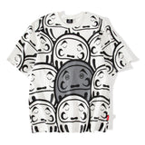 Men T Shirt Summer Casual Tops Cartoon Full Printed Short Sleeve T-shirt Fashionable Loose