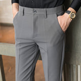 Men Trousers Casual Light Business Trousers
