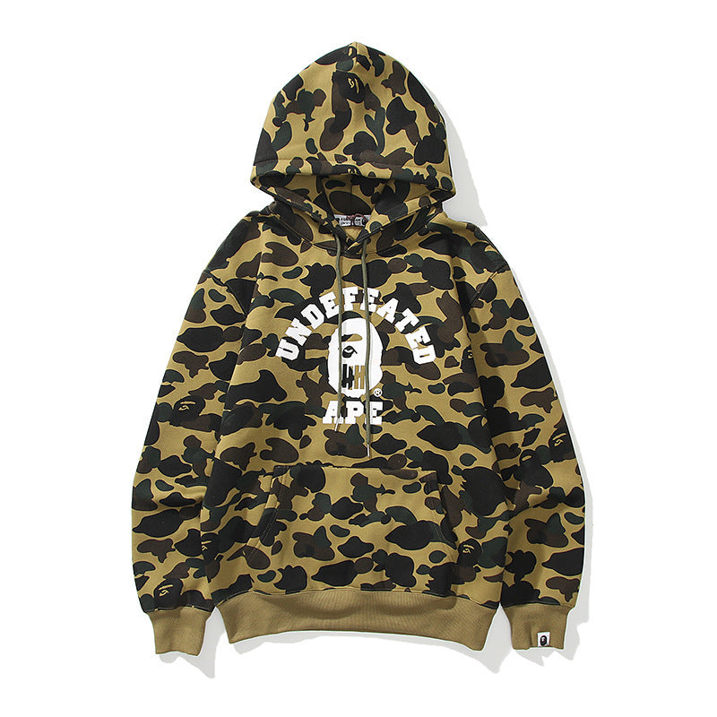 Bape Hoodie Sweater 3D Digital Printing Stylish Autumn and Winter