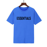 Fear Of God Fog T Shirt Essentials Double Line Letter Loose High Street Short Sleeve T-shirt For Men