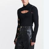 Rave Outfits Mens Vest Knitted Uniform Bottoming