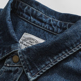 Denim Shirts Washed Do the Old Cowboy Shirt Loose