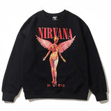 Kanye West Sunday Service Sweatshirt Fall/Winter Angel Print Sweatshirt Pullover