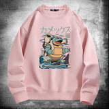 Men and Women Pokemon Pikachu Hoodie Pokémon Squirtle Crew Neck Pullover Sweatshirt