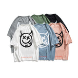 Men Tshirts Men Loose Couple Outfit Summer Half-Sleeve T-shirt Women