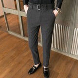 Men Trousers Casual Suit Pants