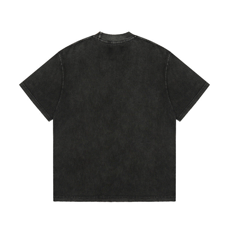 Present T Shirt Limited Retro Distressed Leopard Print T-shirt
